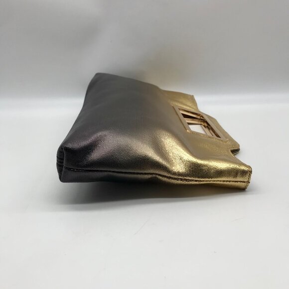 I.N.C. International Concepts Metallic Gold & black Judith Convertible Clutch - Picture 4 of 11